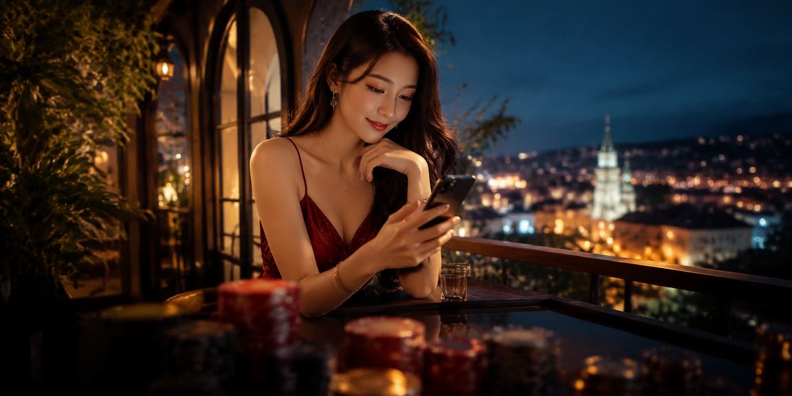 Khung cảnh Đà Lạt với cảnh quan thiên nhiên và bảng hiệu khuyến mãi của 1022